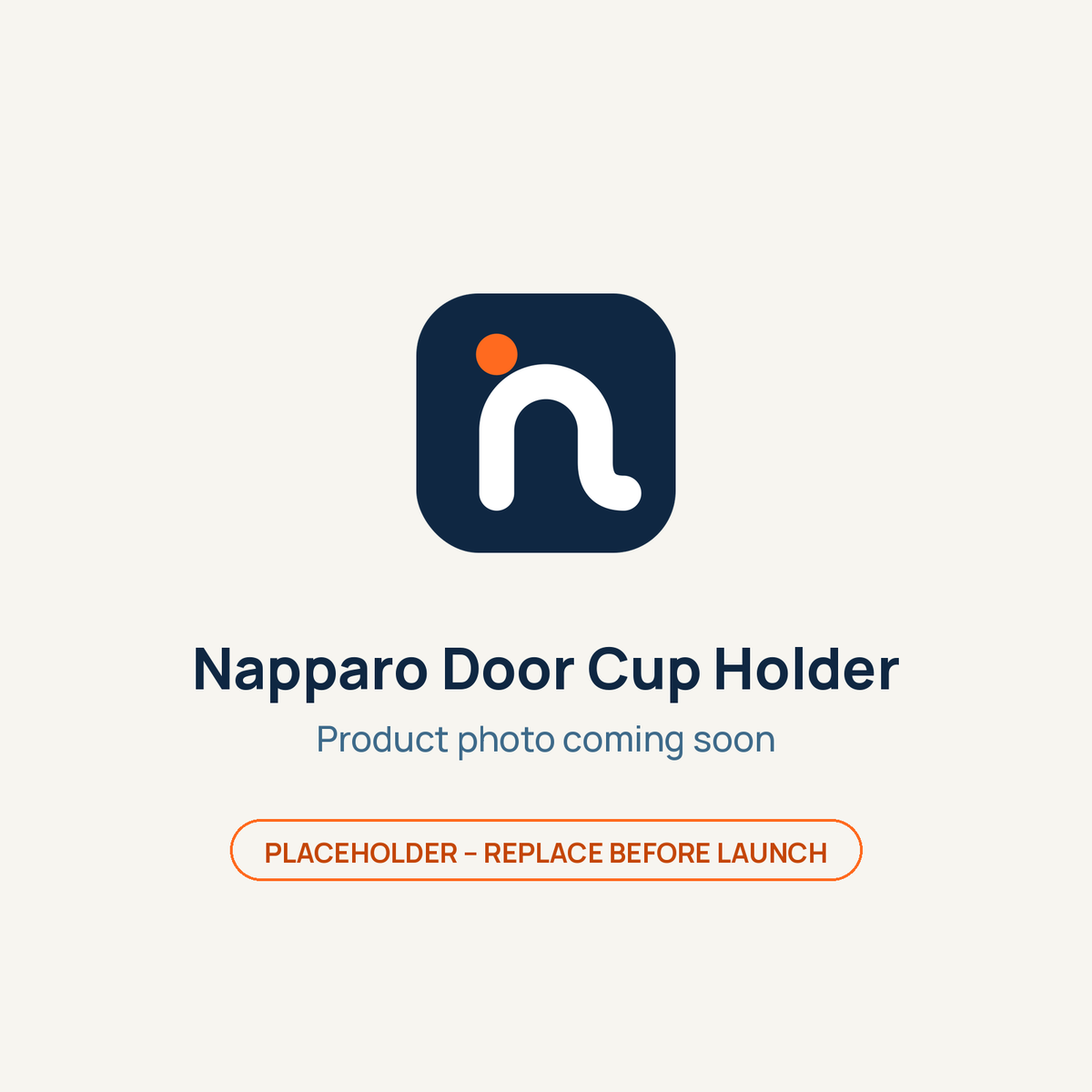Napparo Door Cup Holder – placeholder image (replace before launch)